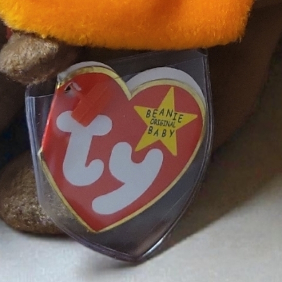 NWT Rare 1993 TY Beanie Baby CHOCOLATE Moose Original 9" Hang Tush Tags Mint - Picture 9 of 9